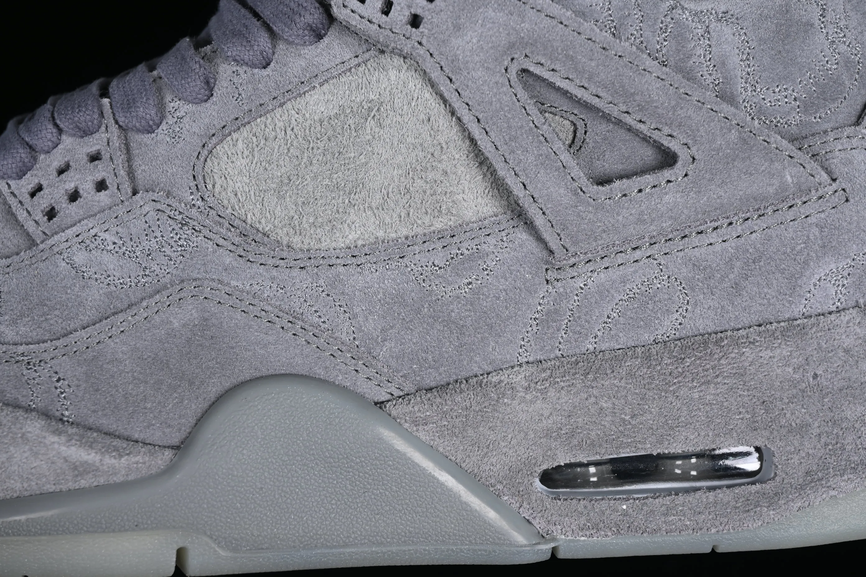All categories Air Jordan Jordan series basketball shoes Air Jordan 4 OG version Air Jordan 4 Cool Gray AJ4 Joe 4 cool gray suede luminous bottom basketball shoes 930155-003